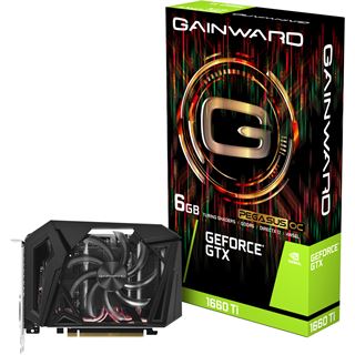 6GB Gainward GeForce GTX 1660 Ti Pegasus OC Aktiv PCIe 3.0 x16