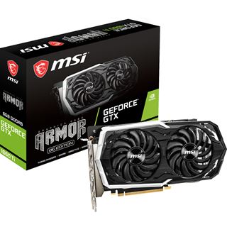 6GB MSI GeForce GTX 1660 Ti ARMOR 6G OC Aktiv PCIe 3.0 x16 1xHDMI 2.0