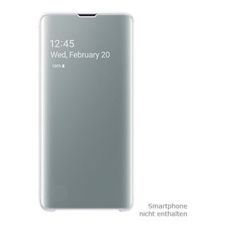 Samsung Clear View Cover SM-G973F / Galaxy S10, weiss