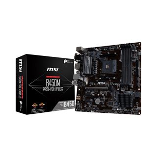 MSI B450M Pro-VDH Plus AMD B450 So.AM4 Dual Channel DDR4 mATX Retail