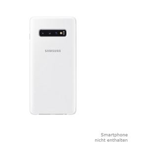 Samsung Clear View Cover weiss für Galaxy S10 Plus