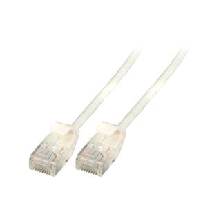 0.25m EFB Elektronik Cat. 6a Patchkabel flach U/UTP RJ45 Stecker auf