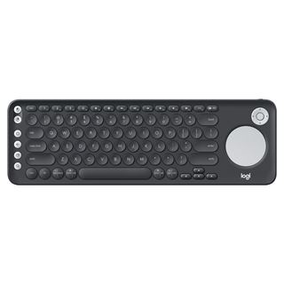 Logitech K600 TV Keyboard 2.4 GHz & Bluetooth Deutsch schwarz