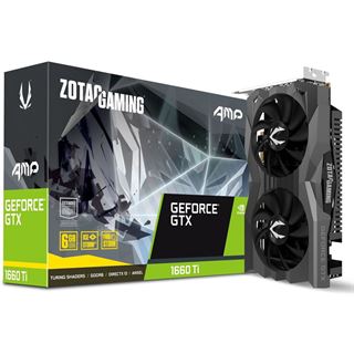 6GB ZOTAC GeForce GTX 1660 Ti Gaming AMP Aktiv PCIe 3.0 x16 (Retail)