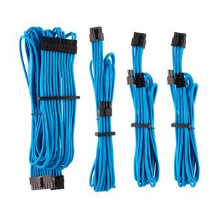 Corsair Premium Sleeved Kabel-Set (Gen 4), blau