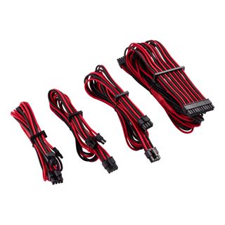 Corsair Premium Sleeved Kabel-Set (Gen 4), rot/schwarz