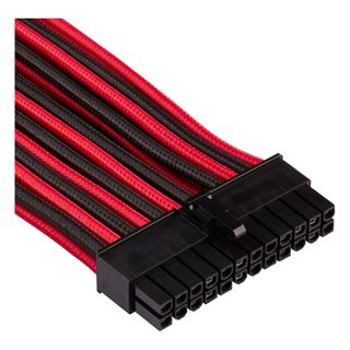 Corsair Premium Sleeved Kabel-Set (Gen 4), rot/schwarz