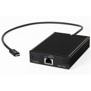 Sonnet Solo 10G Thunderbolt 3 to SFP10+ 10Gb Base-T Ethernet Adapter