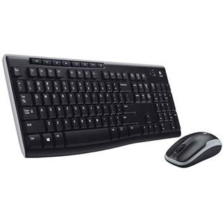 Logitech Desktop MK270 Wireless ungarisch schwarz