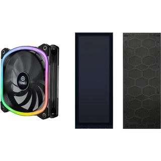 Enermax Saberay ADV mit Sichtfenster Midi Tower ohne Netzteil schwarz