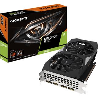 6GB Gigabyte GeForce GTX 1660 OC Aktiv PCIe 3.0 x16 (Retail)