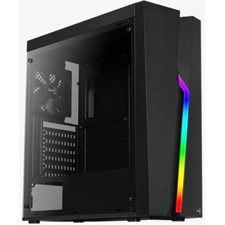 AeroCool Bolt mit Sichtfenster Midi Tower ohne Netzteil schwarz