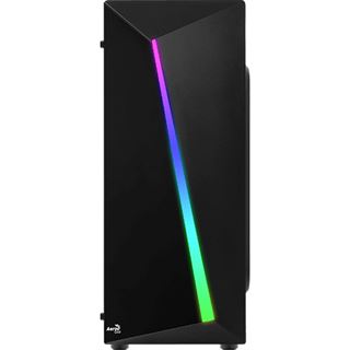 AeroCool Shard mit Sichtfenster Midi Tower ohne Netzteil schwarz