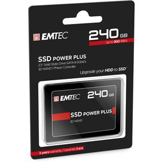 240GB EMTEC X150 SSD Power Plus 2.5" (6.4cm) SATA 6Gb/s 3D-NAND