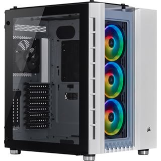 Corsair Crystal 680X mit Sichtfenster Midi Tower ohne Netzteil weiss