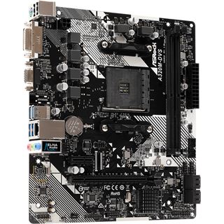 ASRock A320M-DVS R4.0 AMD A320 So.AM4 Dual Channel DDR4 mATX Retail