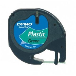 Dymo LabelWriter LetraTag Kunststoff Etiketten - 12 mm x 4 m -