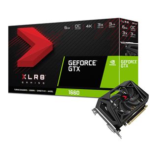 6GB PNY GeForce GTX 1660 XLR8 Gaming OC Aktiv PCIe 3.0 x16 (Retail)