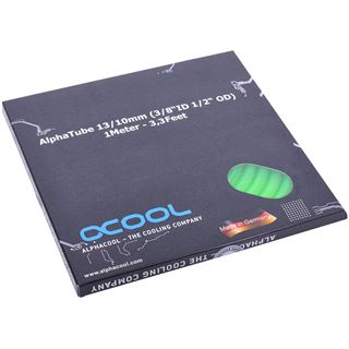 Alphacool Schlauch AlphaTube HF 13/10 (3/8"ID) - UV Grün 1m