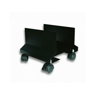 Techly CPU/PC Halterung mit Rollen, Metall, schwarz