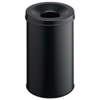 Durable Papierkorb Safe rund 60 Liter schwarz