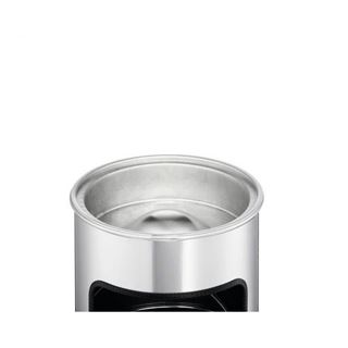 Durable Papierkorb Safe mit Ascher rund silber
