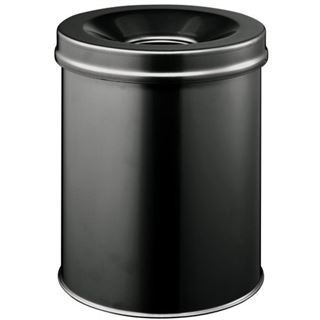 Durable Papierkorb Safe rund 15 Liter schwarz