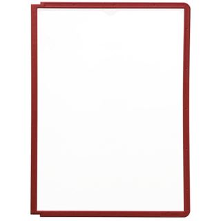 DURABLE Durable Sichttafel SherpaPanel A4 rot 5er Packung