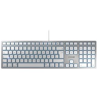 CHERRY KC 6000 Slim for Mac USB Deutsch silber (kabelgebunden)