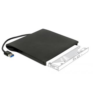 Delock Gehäuse für 5.25 Ultra Slim SATA Laufwerke 9,5 mm zu