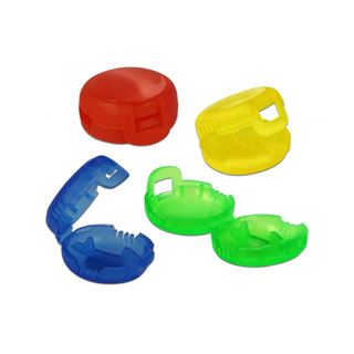 Delock Kabelmarker Clip Set 4 Stück