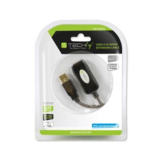 (€1,89*/1m) 10.00m Techly USB2.0 Verlängerungskabel