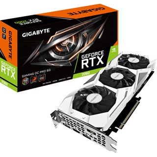 6GB Gigabyte GeForce RTX 2060 Gaming OC Pro White Aktiv PCIe 3.0 x16