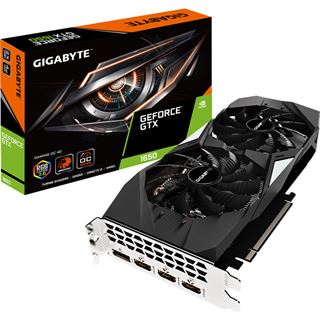 4GB Gigabyte GeForce GTX 1650 GAMING OC 4G Aktiv PCIe 3.0 x16 (Retail)