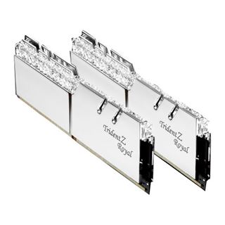 32GB G.Skill Trident Z Royal silber DDR4-3600 DIMM CL19 Dual Kit