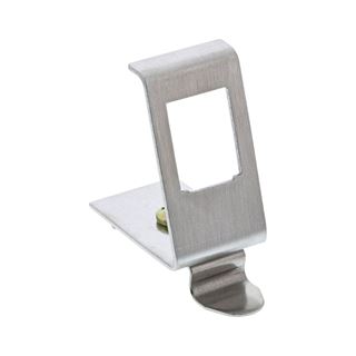 InLine Keystone SNAP-In Metall-Modulhalter, 1-fach f&uuml;r Hutschiene