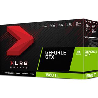 6GB PNY GeForce GTX 1660 Ti XLR8 Gaming OC Aktiv PCIe 3.0 x16 (Retail)