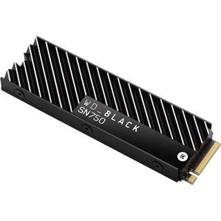 500GB WD Black SN750 Gaming mit Kühlkörper M.2 2280 PCIe