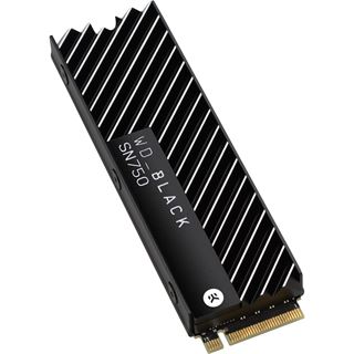 500GB WD Black SN750 Gaming mit Kühlkörper M.2 2280 PCIe