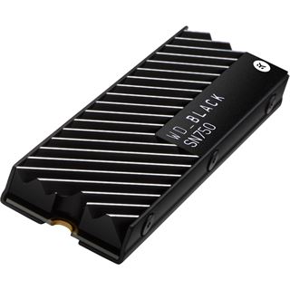 500GB WD Black SN750 Gaming mit Kühlkörper M.2 2280 PCIe