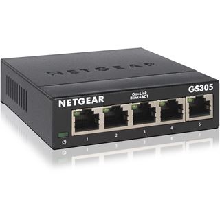 Netgear SOHO GS300 Desktop Gigabit Switch, 5x RJ-45, V3 (GS305-300)