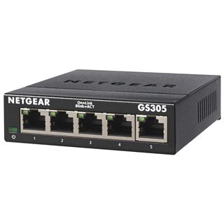 Netgear SOHO GS300 Desktop Gigabit Switch, 5x RJ-45, V3 (GS305-300)