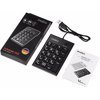 Perixx Peripad-202 U USB schwarz (kabelgebunden)