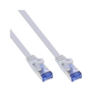 (€0,99*/1m) 10.00m InLine Cat. 6a Patchkabel flach U/FTP RJ45