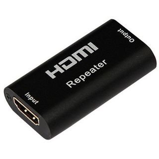 Techly HDMI2.0 Repeater 4K, Signal Verstärker, 40 Meter