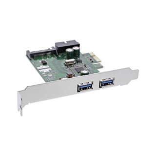 InLine Schnittstellenkarte, 4x USB 3.0, (2+2) PCIe, inkl. Low-Profile