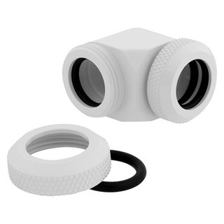 Corsair Hydro X Series XF Hardline 90&deg; 12mm OD Fittings Twin