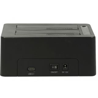 Delock USB Type-CÖ 3.1 Dockingstation für 2 x SATA HDD /