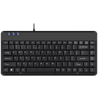 Perixx Periboard-409H USB Deutsch schwarz (kabelgebunden)