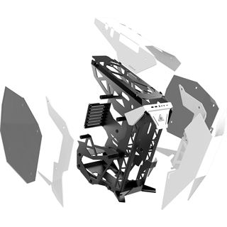Antec Torque mit Glasfenster Midi Tower ohne Netzteil weiss
